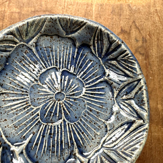 Block Printed Stoneware Dish - No. 3000