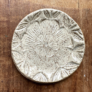 Block Printed Stoneware Dish - No. 3001