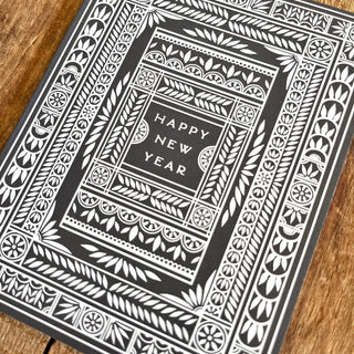 "Happy New Year," Holiday Card