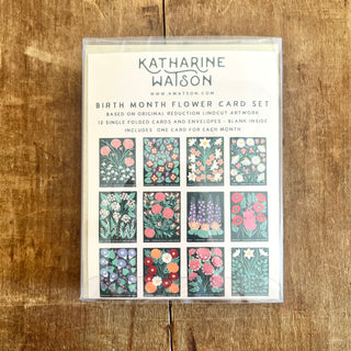 Birth Month Flowers: Complete 12 Card Boxed Set