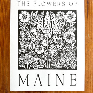 "Flowers of Maine" Poster - 11x14"