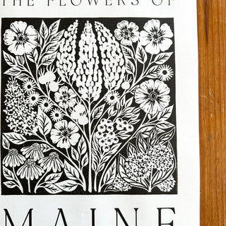 "Flowers of Maine" Poster - 11x14"