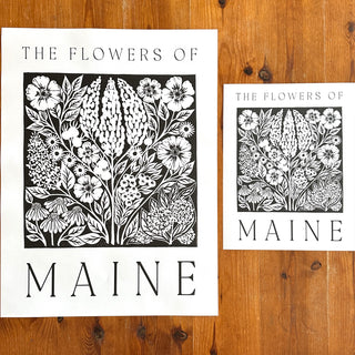 "Flowers of Maine" Poster - 11x14"