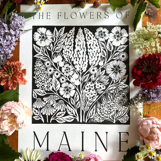 "Flowers of Maine" Poster - 11x14"