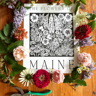 "Flowers of Maine" Poster - 11x14"