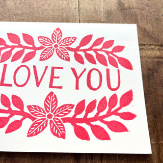 "I Love You," Greeting Card