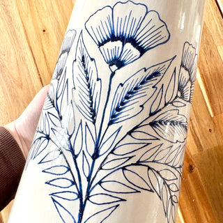 Hand Painted Ceramic Pitcher - No. 2