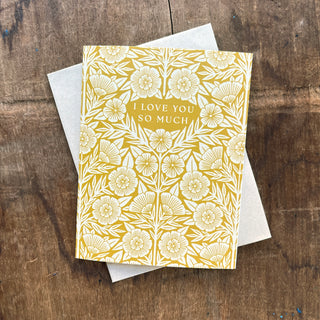 "I Love You So Much," Greeting Card