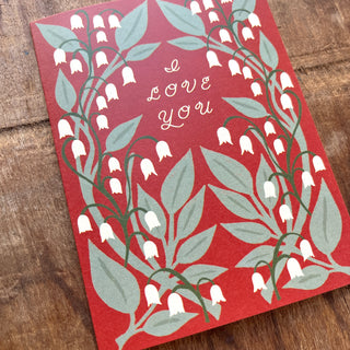 "I Love You," Greeting Card