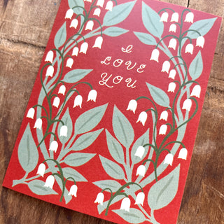 "I Love You," Greeting Card