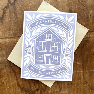 "Congratulations On Your New Home," Greeting Card