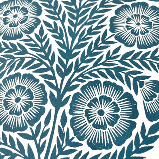 Hand Block Printed Art Print - No. 592