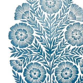 Hand Block Printed Art Print - No. 593