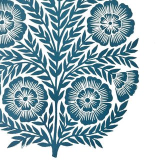 Hand Block Printed Art Print - No. 594