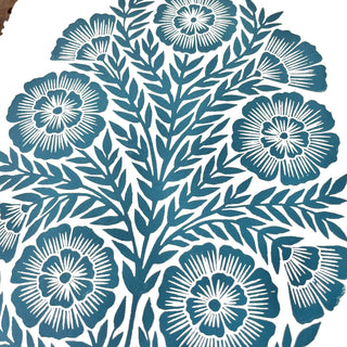 Hand Block Printed Art Print - No. 594
