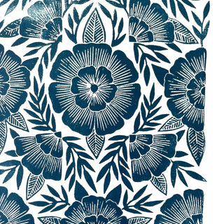 Hand Block Printed Art Print - No. 595