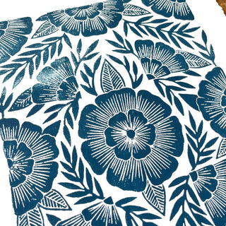 Hand Block Printed Art Print - No. 595