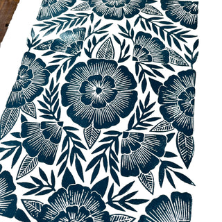 Hand Block Printed Art Print - No. 595