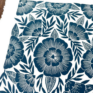Hand Block Printed Art Print - No. 597