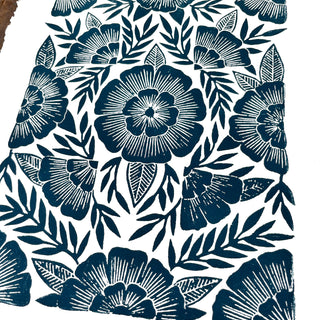 Hand Block Printed Art Print - No. 597