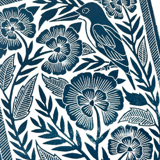 Hand Block Printed Art Print - No. 598