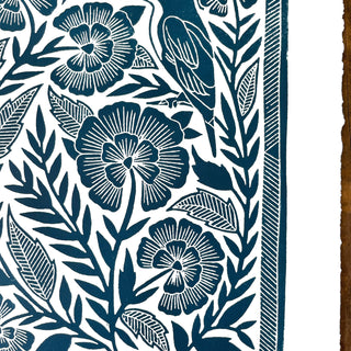 Hand Block Printed Art Print - No. 599