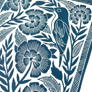 Hand Block Printed Art Print - No. 599