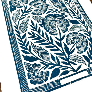Hand Block Printed Art Print - No. 600