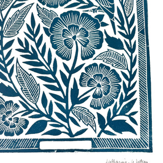 Hand Block Printed Art Print - No. 600