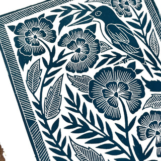 Hand Block Printed Art Print - No. 601