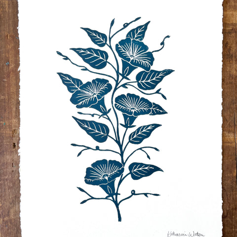 Hand Block Printed Art Print - No. 602