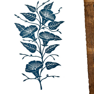 Hand Block Printed Art Print - No. 602