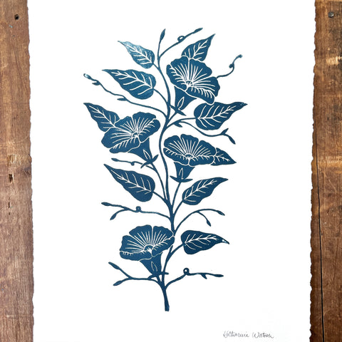 Hand Block Printed Art Print - No. 603