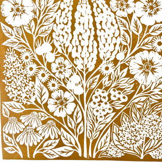 SECONDS: Hand Block Printed Art Print - No. 605