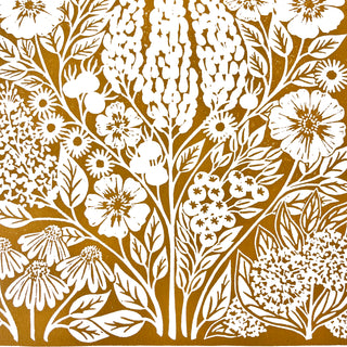 SECONDS: Hand Block Printed Art Print - No. 606
