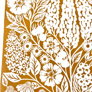 SECONDS: Hand Block Printed Art Print - No. 606
