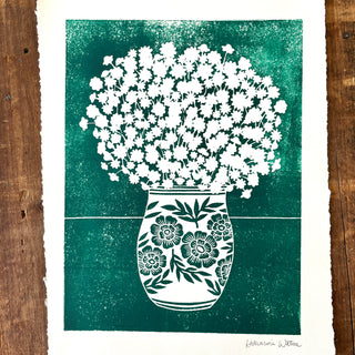 SECONDS: Hand Block Printed Art Print - No. 607