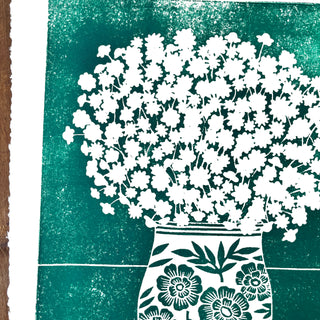 SECONDS: Hand Block Printed Art Print - No. 607