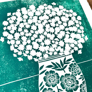 SECONDS: Hand Block Printed Art Print - No. 607
