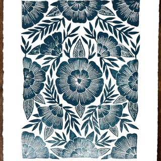 SECONDS: Hand Block Printed Art Print - No. 608