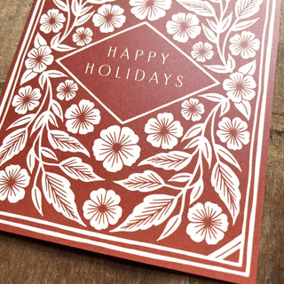 "Happy Holidays,"Offset Printed Card, XM70