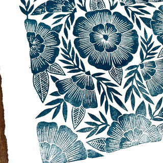 SECONDS: Hand Block Printed Art Print - No. 608