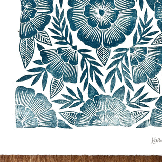 SECONDS: Hand Block Printed Art Print - No. 608