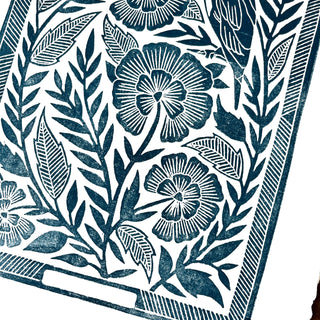 SECONDS: Hand Block Printed Art Print - No. 609