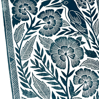 SECONDS: Hand Block Printed Art Print - No. 609