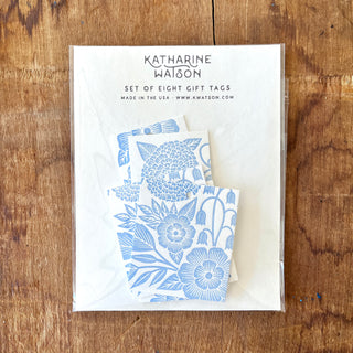 Letterpress Gift Tags, Set of Eight