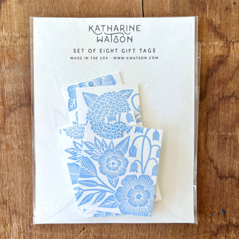 Letterpress Gift Tags, Set of Eight