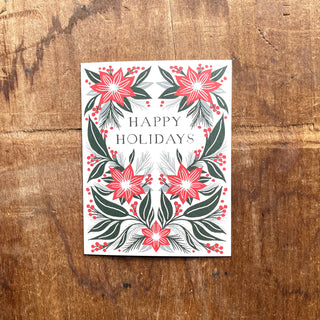 "Happy Holidays,"Offset Printed Card, XM67