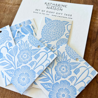 Letterpress Gift Tags, Set of Eight