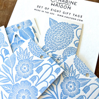Letterpress Gift Tags, Set of Eight